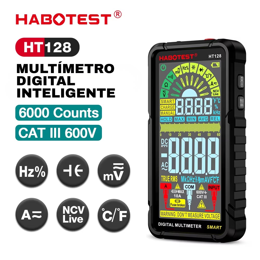 Multímetro Habotest HT124A